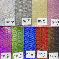 XHT-797 Unique PU Holographic Lace Mesh Design Synthetic Leather Fabric Sheet For Making ShoeBagWallpaperWalletClothing
