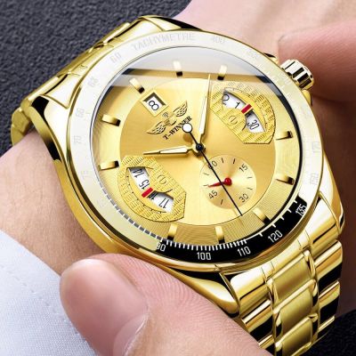 Winner Top Brand Men Transparent Diamond Luminous Gear Movement Male Luxury Golden Mechanical Skeleton Royal Design Wrist Watch