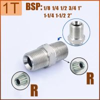 Hydraulic C Type Connector Straight Through Male Thread BSP 1/8 1/4 3/8 1/2 1JG 74 External Cone/British Pipe Fittings Adapter