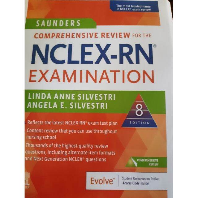 Saunders Comprehensive Review NCLEX RN Exam 8th Edition (Latest ...