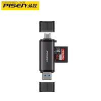 Pinsheng USB3.0เครื่องอ่านการ์ด2-In-1การ์ดความจำ SD/TF หน่วยความจำตัวแปลงความเร็วสูงแบบ Dual Purpose Typec OTG Baoyijinchukou