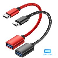 USB3.1 OTG Adapter USB Type C Male to USB 3.1 Female Data Cable For MacBook Pro SAMSUNG S20 Ultra S10 Plus XIAOMI USB-C Adapter