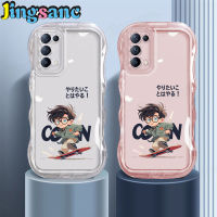 Jingsanc เคสใสสำหรับ OPPO Reno 5/Reno 5 5G/Reno 5 Marvel Edition กีฬาเด็กเล่นสเกตรูปแบบเคสนิ่มใส่โทรศัพท์ TPU เลนส์ TPU ป้องกัน X6-1ฝาหลังกันชนลม