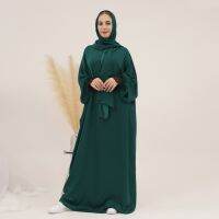 【YF】 Hooded Abaya Jilbab for Women Ramadan Muslim Long Hijab Dress One Piece Prayer Outfit Dubai Turkish Saudi Modest Abayas