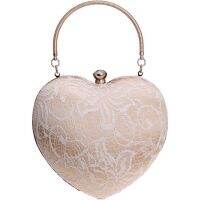 P2Lace Luxurious Women Heart Evening Bags Hollow Out Design