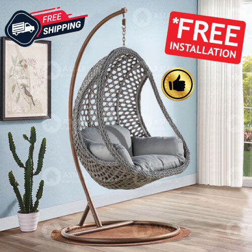 Furniture Amart Strong Swing Chair Cushion Basket Swing Outdoor Indoor