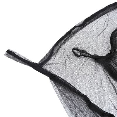 4-Corner Bed Netting Canopy Mosquito Net for Queen/King Sized Bed 190*210*240cm (Black)TH