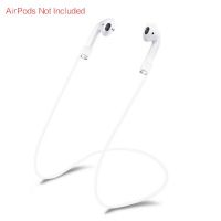 55/70ซม. สายสำหรับแอปเปิล Iphone X 8 7 AirPods สายหูฟังซิลิโคนแบบไร้สายสายคล้องคอหูฟังแบบพกพา