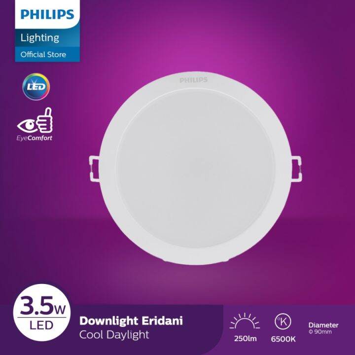 LAMPU PHILIPS ERIDANI 3.5W 7W 10W 14W 22W LED DOWNLIGHT PANEL 3 7 10 14 ...