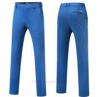 ✲♘卐 Free Scoks! Winter Plus Velvet Warm Full Long Pants Leisure Sportswear Clothes Slim Fit Pantalon Golf Ball Tennis New Trousers