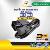 สายไฟ AC สายปลั๊ก UPS PDU 3x1sqmm. C20-C13