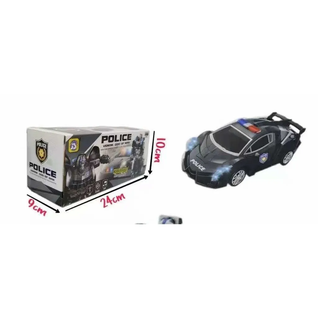 Police Transformer Robot Deformation Car w/ Lights & Sounds #8997 