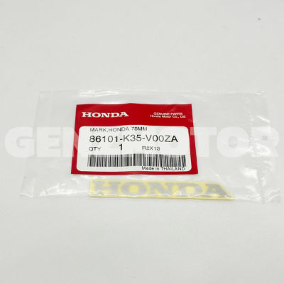 แถบเครื่องหมาย สติ๊กเกอร์แต่งรถ สติ๊กเกอร์ HONDA 75 mm. แท้ศูนย์ 86101-K35-V00ZA ⚡️พร้อมส่ง ส่งไว ค่าส่งถูก⚡️