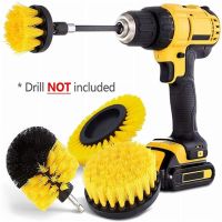 ✽▩❦ 3PCS/5PCS Electric Drillbrush Nylon Round Cleaning Brush For Bathtub Carpet Glass Tires Toilet Floors Cleaner Kit