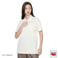 แตงโม (SUIKA) - เสื้อแตงโมคอปก POLO ชาย-หญิง (์NO.02 CREAM)