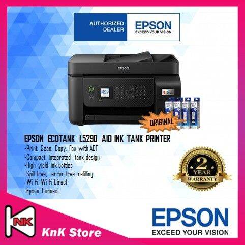 Epson EcoTank L5290 A4 Wi-Fi All in One Ink Tank Printer with ADF | Lazada