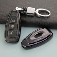 (Feiying Auto) Soft TPU Car Key Protect Case สำหรับ FORD C MAX FOCUS RS ST Fiesta Hatch รถจัดแต่งทรงผม Key Ring Shell Cover