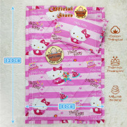 Bộ nệm cho bé kèm gối nằm trẻ em đi học Cotton Thắng Lợi 80x120cm