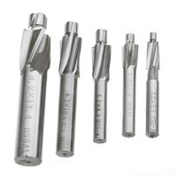 【LZ】♣  Rebaixador Pilotado Counterbore Cutter End Mill Pilot Slotting Tool CNC Router Bit M3-M8 4 Flauta 5Pcs