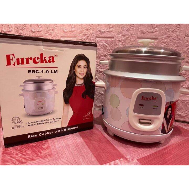 EUREKA Rice Cooker ERC 1.0/LM with steamer (5 Cups) Lazada PH