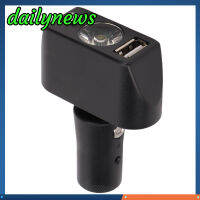 Dailynews รถเข็นคนพิการไฟฟ้า,ไฟ3ขา XLR หัว USB ปรับมุมได้รถเข็นพลังงาน LED ควบคุมแสง