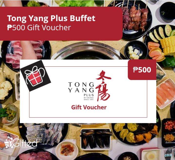 Tong Yang Plus Buffet PHP 500 Gift Voucher Lazada PH