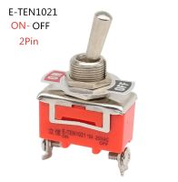 Good Quality E-TEN1021 2-Pin SPST 2 Terminal ON-OFF 15A 250V Toggle Switch orange