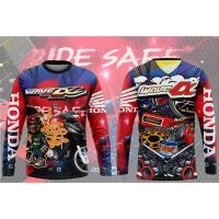 Riders Clothify Wave Motorcycle Honda Long Sleeve Jersey Motor Shirt new 2023