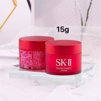 SK-II Skinpower Cream 15g เติมพลังให้ผิวของคุณอวบอิ่มจากภายในด้วยครีมบำรุงผิวหน้าเอกสิทธิ์เฉพาะของเอสเค-ทู เพื่อผิวกระชับ.