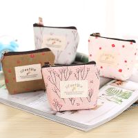 Fashion Fabric Coin Purse Key Case Creative Coin Purse Cartoon Cute Canvas Bags Girls Floral Print Mini Pouch Wallets for Women