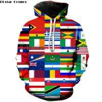 PLstar Cosmos 2018 New Fashion Men 3D hoodies National flag Creative Print Men Women Hoody Casual street Hooded Sweatshirt