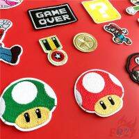 ☸ Game - Super Mario Bros S-3 Iron-on Patch ☸ 1Pc Diy Sew on Iron on Badges Patches