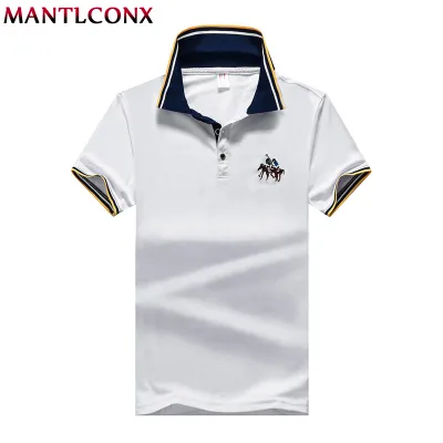 MANTLCONX Plus Size 7XL 8XL Mens Polo Shirt nds Short Sleeve Summer Shirt Male Polo Shirt Men Golf Tennis Shirt Summer 2021