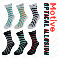 MOTIVE SOCK ถุงเท้าวิ่ง รุ่น ILLUSION⭐Sport Performance ระดับหน้าแข้ง ถุงเท้ากีฬา ถุงเท้าวิ่ง ออกกำลังกาย ขนาดฟรีไซส์