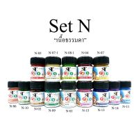 สีเพ้นท์หน้า ST ขนาด 15ml Set N เนื้อสีธรรมดา