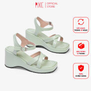 Giày Sandal Đế Xuồng 7cm Quai Chéo X971