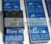 FREE SHIPPING wholesale DIP-5 Relay SRD-12VDC-SL-C SRD-12VDC SL-C 10A T73 New Original 10PCSLOT