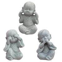 Child Monks Buddha Statues Tea Pets Desk Home Tabletop Figurine Decoration