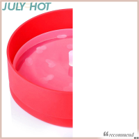 JULYHOT ชามข้าวโพดคั่วพร้อมถังใส่ข้าวโพดขั้วฝาที่เข้าไมโครเวฟได้,ป๊อปคอร์น DIY ทนอุณหภูมิสูงเครื่องทำป๊อบคอร์นพับได้1ชิ้น