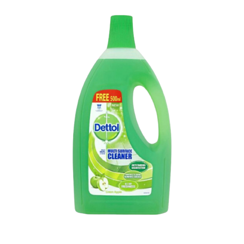 Dettol Multi Purpose Cleaner GREEN APPLE 1.5L+ 500ml Lazada