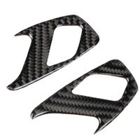 Carbon Fiber Car Door Switch Frame Cover Sticker Car Interior Mouldings for 2016-2019