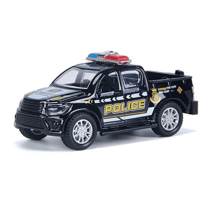 รถกระบะหล่อจากอัลลอยด์แบบ1-43สำหรับเด็กโมเดลรถของเล่นรถกู้ภัยไฟแบบดึงถอยหลังได้สำหรับ-s029ของขวัญสำหรับเด็กเด็กผู้ชาย