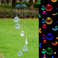 ◘ Solar Lamp Outdoor Color Change LED Solar Wind Chime Light Home Party Garden Yard Patio Decoration Solar Light Waterproof