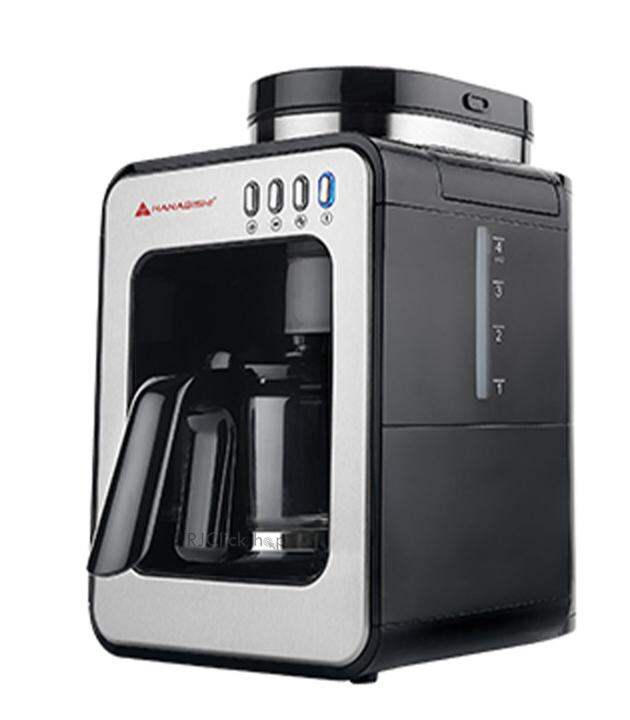 ELECTRIC COFFEE GRINDER AND COFFEE MAKER, HANABISHI HGRCM2 IN 1