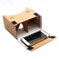 High Quality DIY Google Cardboard Virtual Reality VR Mobile Phone 3D Viewing Glasses For 3.5-5.7" Screen Google VR 3D Glasses