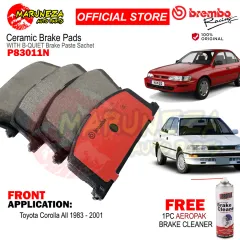 Brembo Brake Pads (P83165N) Toyota Vios 1.3, Yaris 2013 - 2023