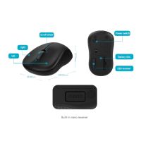 (กรุงเทพฯ ด่วน 1 ชั่วโมง) Rapoo M20 Wireless Optical Mouse 2.4GHz MSM20 รับประกันศูนย์ 2 ปี บริการเก็บเงินปลายทาง