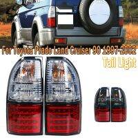 【ขายดี528 Ooozkhjue 】ฝึกฝึกได้สำหรับโตโยต้า Prado Land Cruiser 90 1997 1998 1999 2000 2001 2002ไฟ LED เปิดสัญญาณเลี้ยวการเตือนหยุดเบรครถไฟตัดหมอก