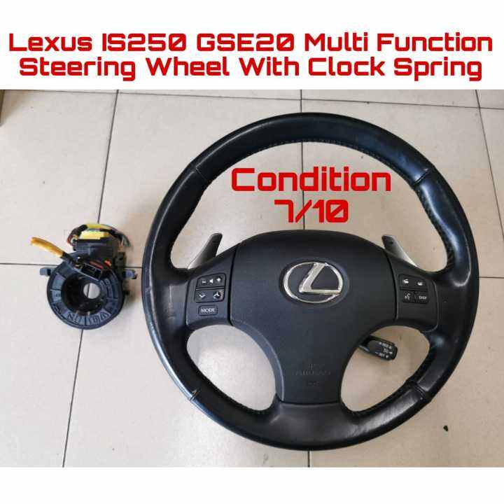 Lexus IS250 GSE20 Multifunction & Paddle Shift Steering Wheel With