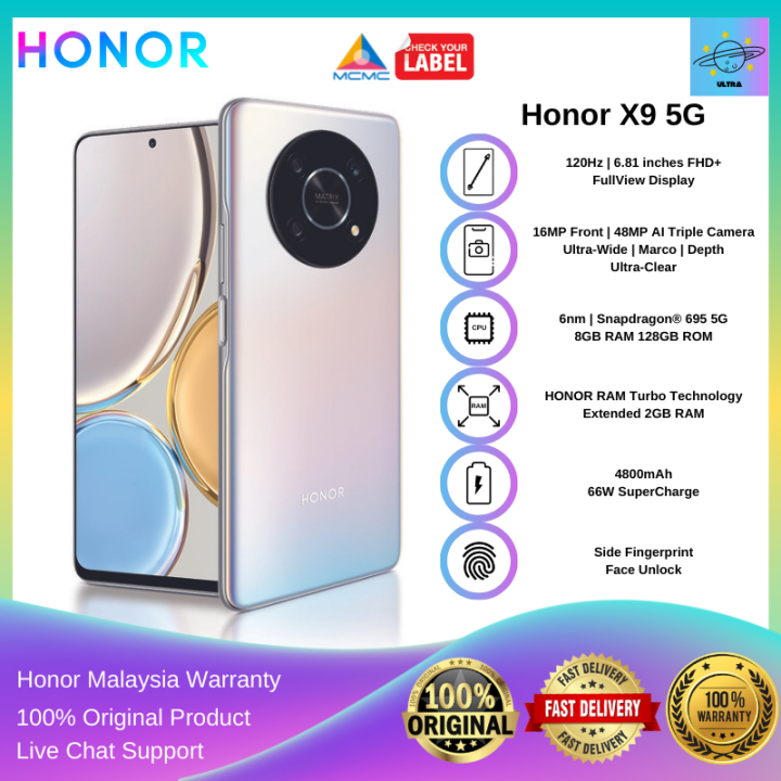 Honor X9 5g [8gb+128gb] 120hz 